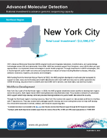 Advanced Molecular Detection National investment to advance genomic sequencing capacity New York City NY September 5 2023