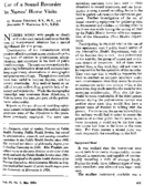 Use of sound recorder in nurses home visits