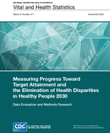 Measuring Progress Toward Target Attainment and the Elimination of Health Disparities in Healthy People 2030 Data Evaluation and Methods Research