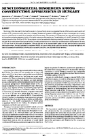 Musculoskeletal disorders among construction apprentices in Hungary