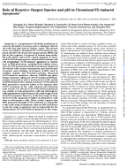 Role of Reactive Oxygen Species and p53 in chromiumVIInduced Apoptosis
