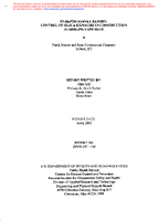 InDepth Survey Report Control of Silica Exposure in Construction Scabbling Concrete at Frank Messer and Sons Construction Company Hebron Kentucky