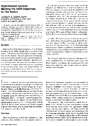 Hypertension Control Meeting The 1990 Objectives For The Nation