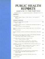 Public Health Reports  v 103  no 5  cover