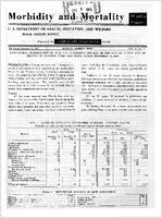 Morbidity and Mortality Weekly Report Vol 12 No 47 for Release December 2 1963