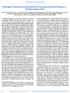 Meningitis Outbreak Caused by VaccinePreventable Bacterial Pathogens  Northern Ghana 2016