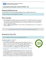 Financial Resources Get and Keep America Open Supporting States Tribes Localities and Territories April 17 2020