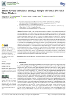 Effortreward imbalance among a sample of formal US solid waste workers