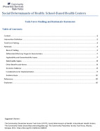 Social Determinants of Health SchoolBased Health Centers
