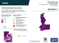 UT Congressional District 04 Stroke and Stroke Centers Map 119th Congress