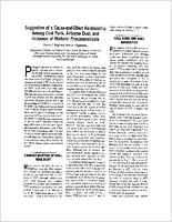 Suggestion of a CauseandEffect Relationship Among Coal Rank Airborne Dust and Incidence of Workers Pneumoconiosis