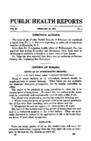 Public Health Reports  V 30 No 9 February 26 1915