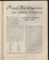 Plague investigations and control activities