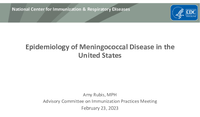 Epidemiology of meningococcal disease in the United States
