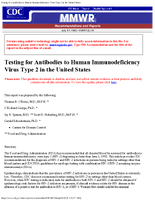 Morbidity and Mortality Weekly Report Recommendations and Reports July 17 1992  Vol 41  No RR12