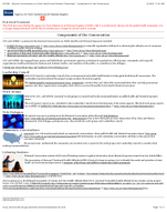 National Conversation on Public Health and Chemical Exposures Components of the Conversation