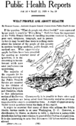 Public Health Reports  v 54 no 19 MAY 12 1939