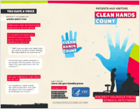 Clean Hands Count trifold brochure