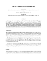 Field Tests of Cable Bolts Using Instrumented King Wires