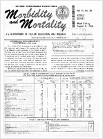 Morbidity and Mortality Weekly Report Vol 17 No 35 week ending August 24 1968