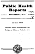 Public Health Reports  v 58 no 49  cover