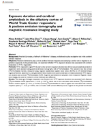 Exposure Duration and Cerebral Amyloidosis in the Olfactory Cortex of World Trade Center Responders A Positron Emission Tomography and Magnetic Resonance Imaging Study