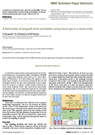 A Field Study of Longwall Mine Ventilation Using Tracer Gas in a Trona Mine 2020