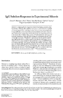 IgG Subclass Responses in Experimental Silicosis