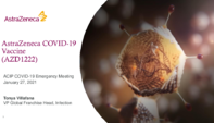 AstraZeneca COVID19 vaccine AZD1222  ACIP COVID19 Emergency Meeting January 27 202