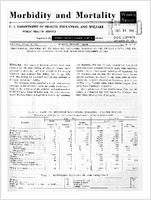 Morbidity and Mortality Weekly Report Vol 12 No 42 for Release October 25 1963