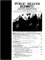 Public Health Rep  v 109 no 6  table of contents