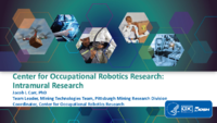 Center for Occupational Robotics Research Intramural Research 2022