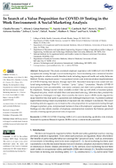 In Search of a Value Proposition for COVID19 Testing in the Work Environment A Social Marketing Analysis