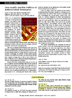 Emerging Infectious Diseases Correction Vol 23 No 3 to Mycobacterium tuberculosis Infection among Asian Elephants in Captivity