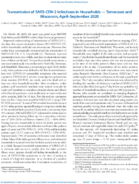 Transmission of SARSCOV2 Infections in Households  Tennessee and Wisconsin AprilSeptember 2020