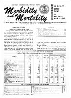 Morbidity and Mortality Weekly Report Vol 18 No 13 week ending March 29 1969