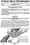 Weekly Reports for SEPTEMBER 18 1914