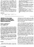 AidsRelated Knowledge Attitudes And Precautionary Behaviors Among Emergency Medical Professionals