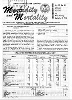 Morbidity and Mortality Weekly Report Vol 22 No 35 week ending September 1 1973