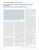 Tracking Pediatric AsthmaThe Massachusetts Experience Using School Health Records