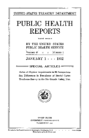 Public Health Reports  v 47 no 1  cover