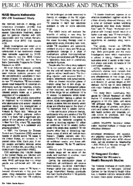 PUBLIC HEALTH PROGRAMS AND PRACTICES