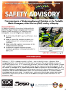 The Importance of Understanding and Training on the Portable Radio Emergency Alert Button EAB During a Mayday