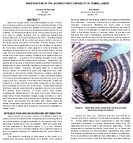 Investigation of the Jacking Force Capability of Tunnel Liners