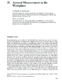 Aerosol Measurement in the Workplace
