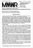 MMWR Morbidity and Mortality Weekly Report November 3 1978  Vol 27  No 44