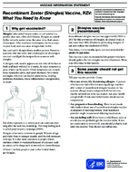 Recombinant zoster shingles vaccine RZV  what you need to know