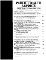 Public Health Rep  v 108 no 6  table of contents