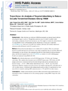 Trojan Horse An Analysis of Targeted Advertising to Reduce Sexually Transmitted Diseases Among YMSM