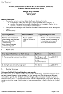 National Conversation on Public Health and Chemical Exposures Scientific Understanding Group Meeting No 8 Summary Teleconference July 12 2010 Final Document